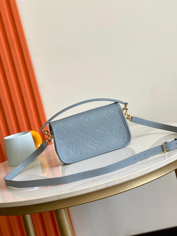 Diane Monogram Leather Shoulder Bag