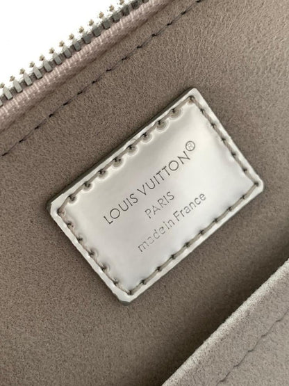 Alma Silver Monogram Shoulder Bag
