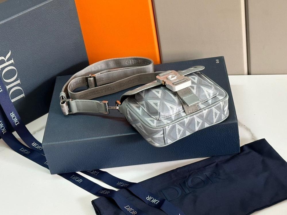 Luxury Stylish Grey Leather Shoulder Bag