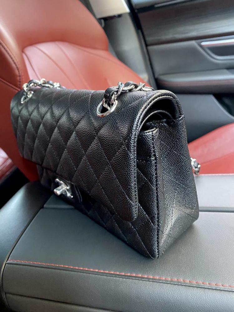 Leather Top Handle Bag