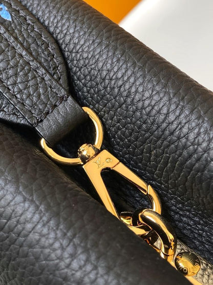 Leather Top Handle Bag