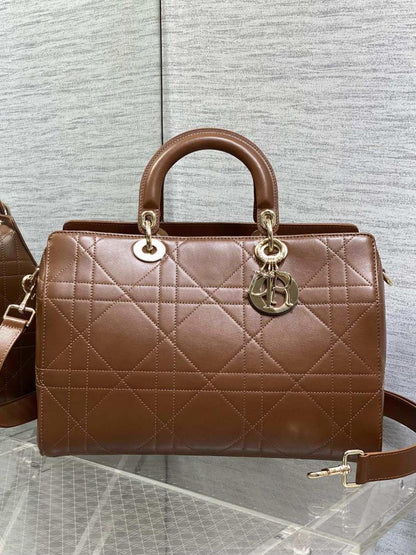 Leather Top Handle Bag