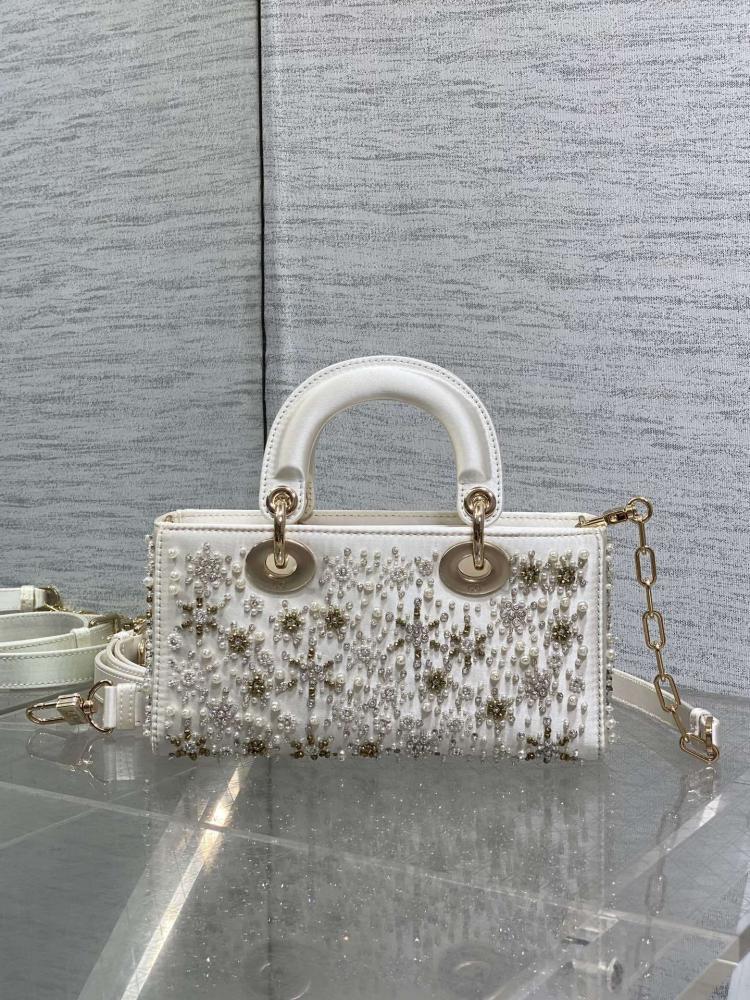 Embroidered Top Handle Bag