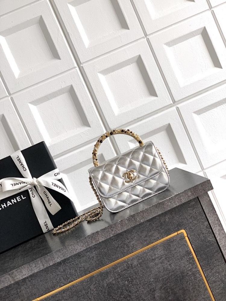Leather Top Handle Bag