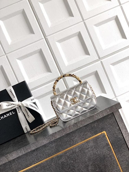 Leather Top Handle Bag
