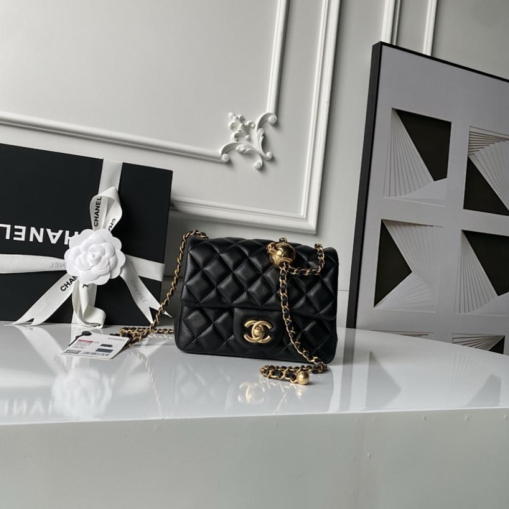 Classic Gold Crossbody Bag