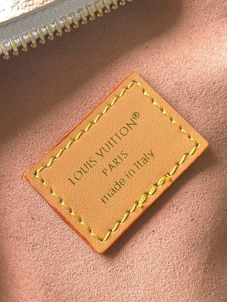 Modern Refined Monogram Leather Shoulder Bag