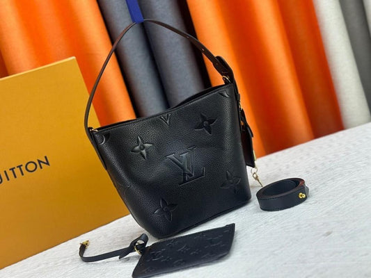 Italian-Inspired Luxury Bucket Bag