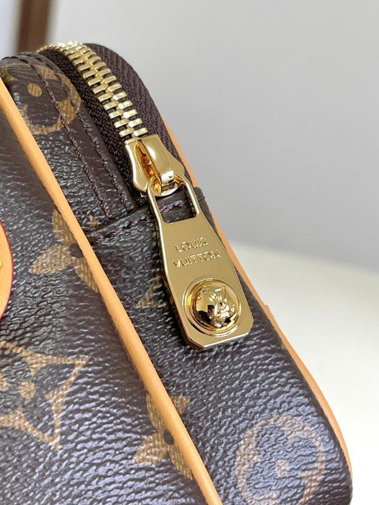 Modern Monogram Leather Shoulder Bag
