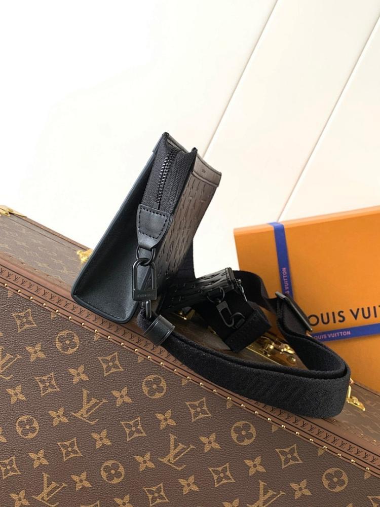 Modern Stylish Monogram Leather Crossbody Bag