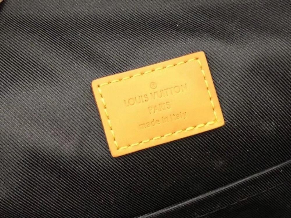 Modern Elegant Brown Monogram Shoulder Bag – Limited Edition