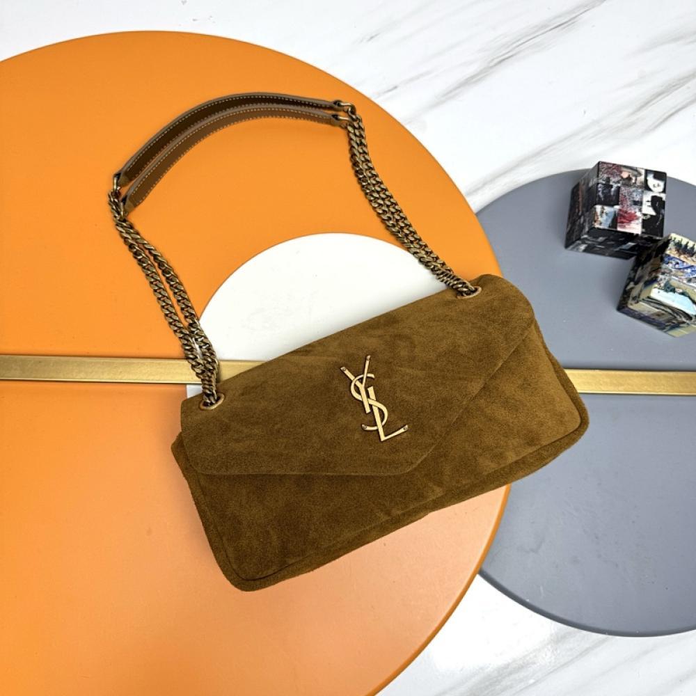 Suede Top Handle Bag