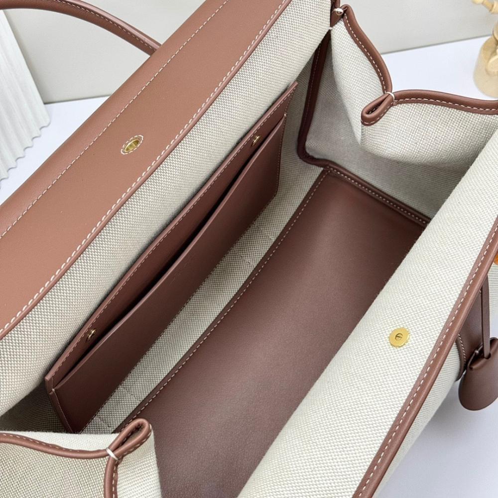 Classic Refined Canvas Top Handle Bag