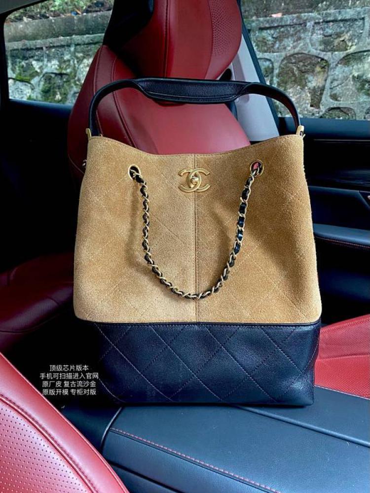 Leather Bucket Bag