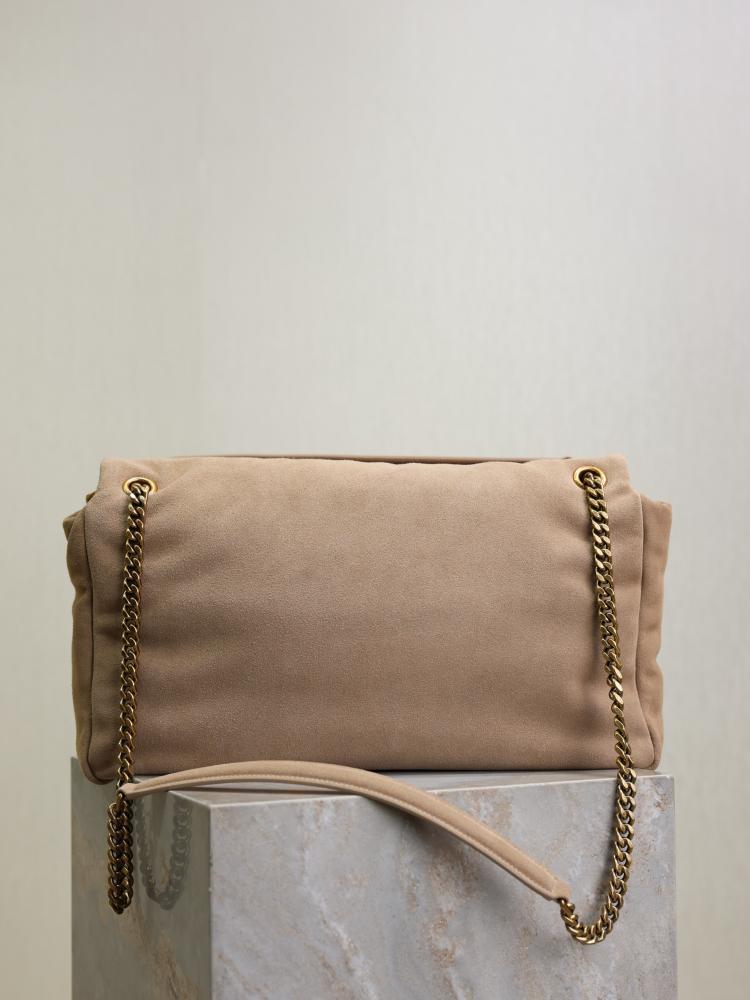 Suede Top Handle Bag