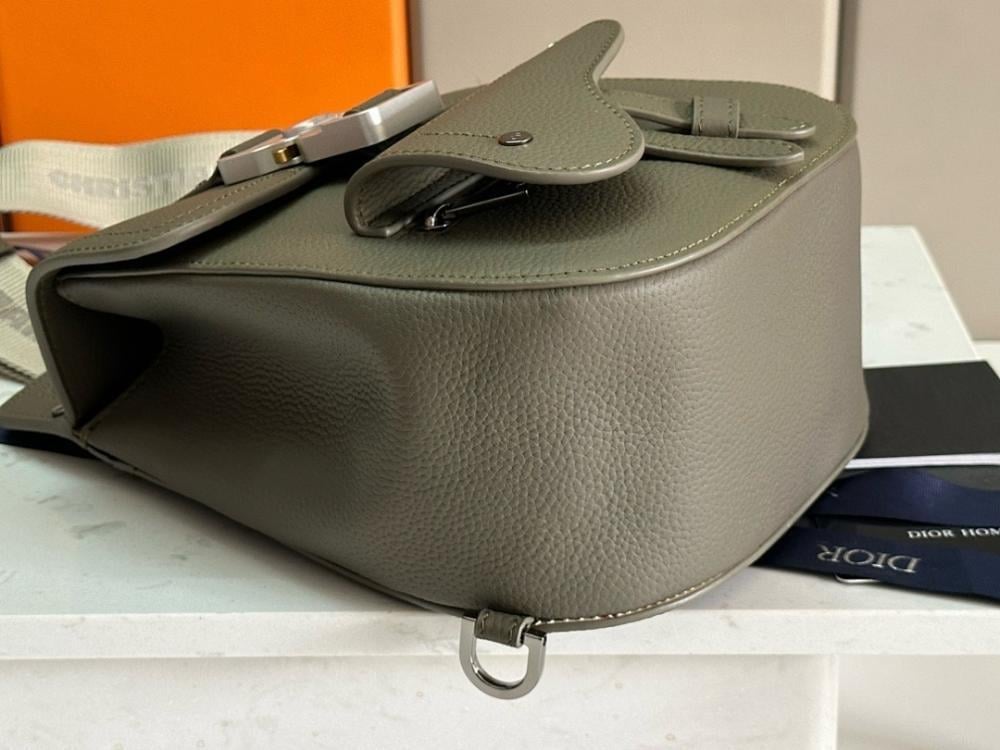 Classic Premium Green Quilted Calfskin Shoulder Bag