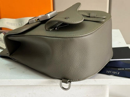 Classic Premium Green Quilted Calfskin Shoulder Bag