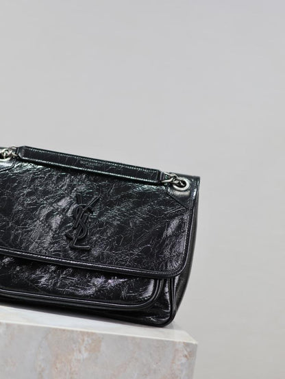 Leather Top Handle Bag