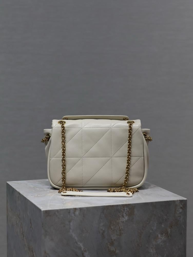 Modern Elegant Lambskin Top Handle Bag