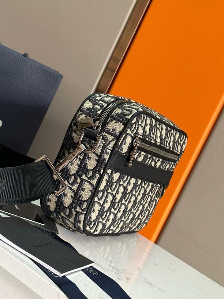Classic Elegant Black Printed Calfskin Shoulder Bag – Special Edition