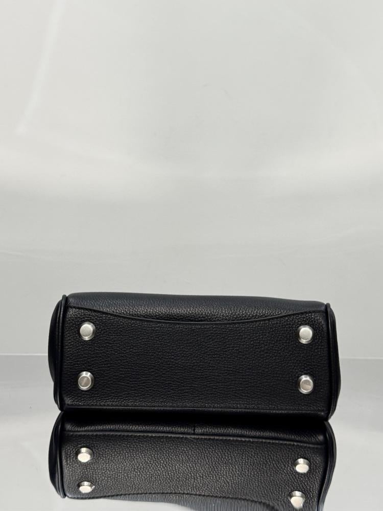Leather Top Handle Bag