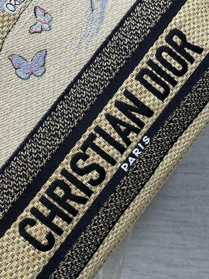 Embroidered Top Handle Bag