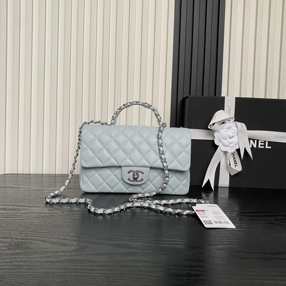 Leather Top Handle Bag