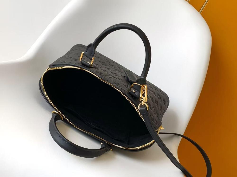 Leather Top Handle Bag