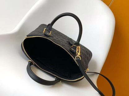Leather Top Handle Bag