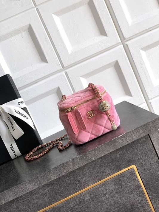 Satin Top Handle Bag