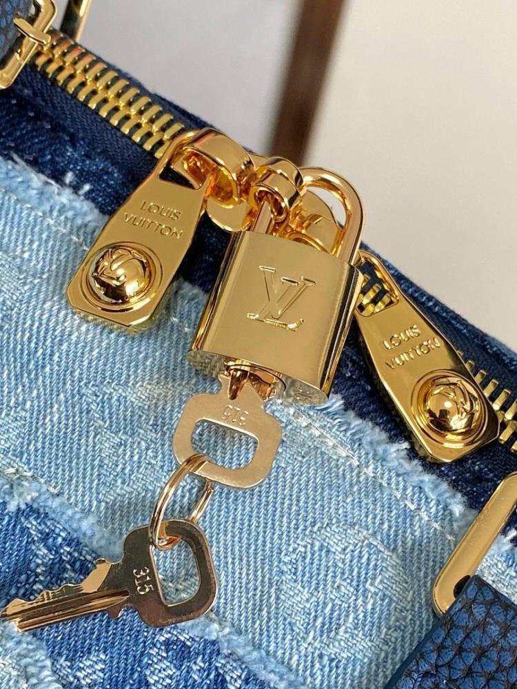Keepall Monogram Denim Travel Bag