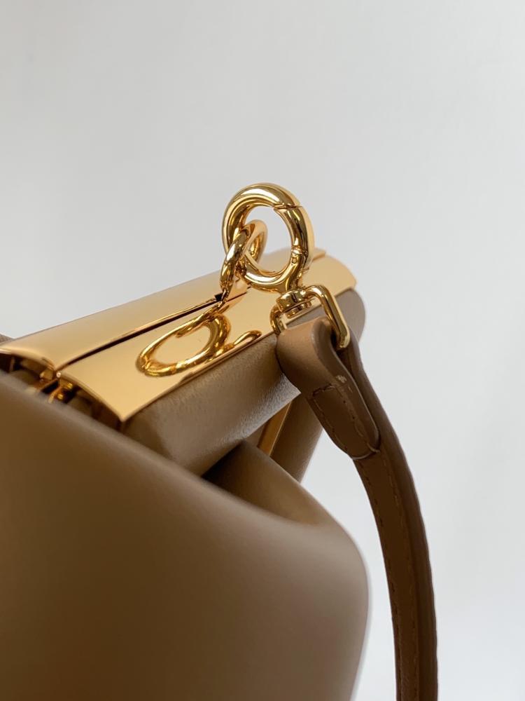 Leather Top Handle Bag
