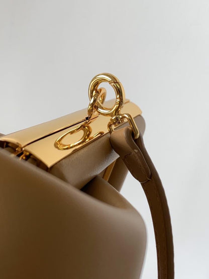 Leather Top Handle Bag