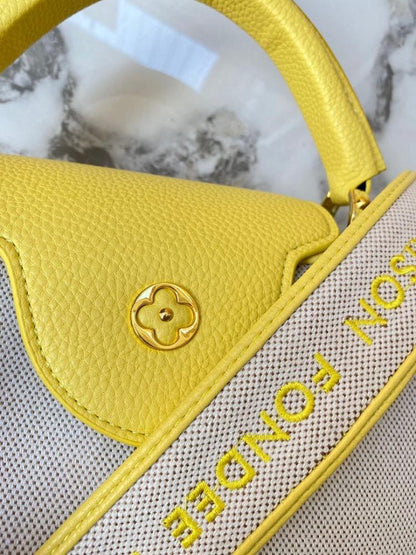 Classic Italian-Inspired Embroidered Leather Shoulder Bag