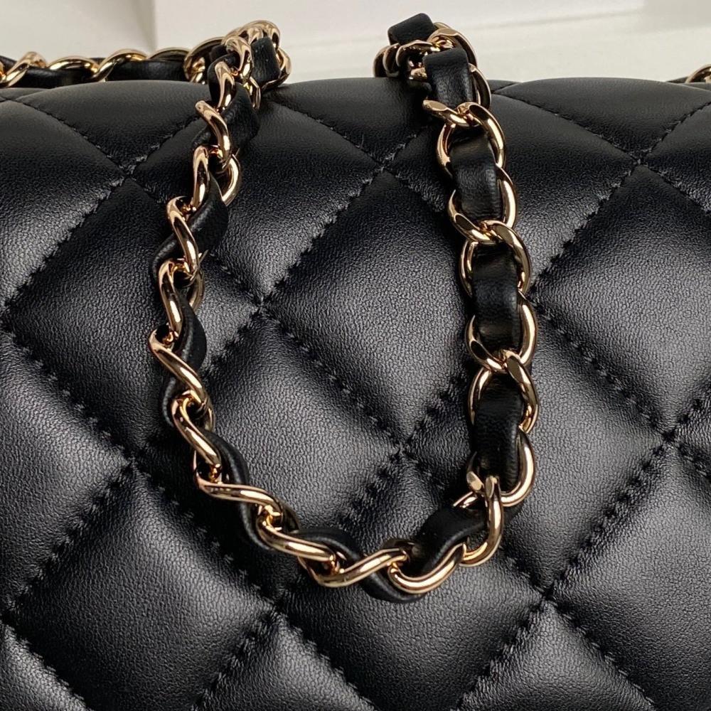 Lambskin Top Handle Bag