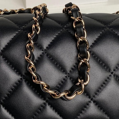 Lambskin Top Handle Bag