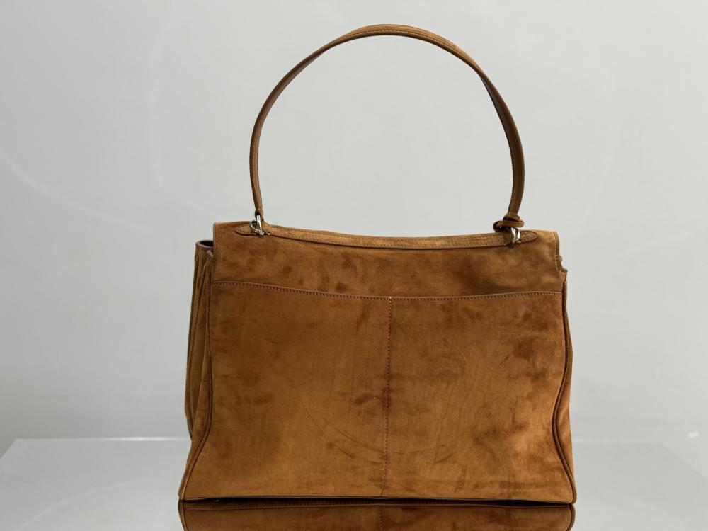 Leather Top Handle Bag