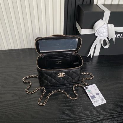 Lambskin Top Handle Bag