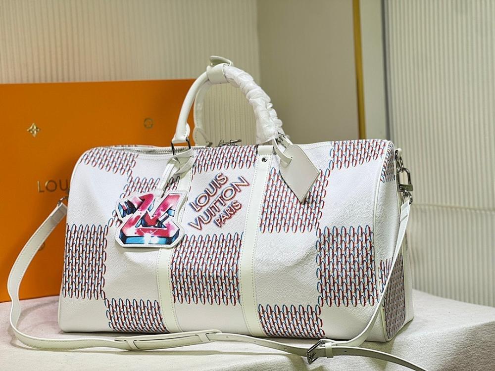 Classic Printed Leather Top Handle Bag – Limited Edition