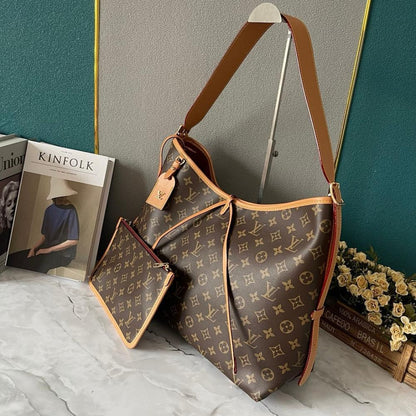 Elegant Premium Leather Top Handle Bag