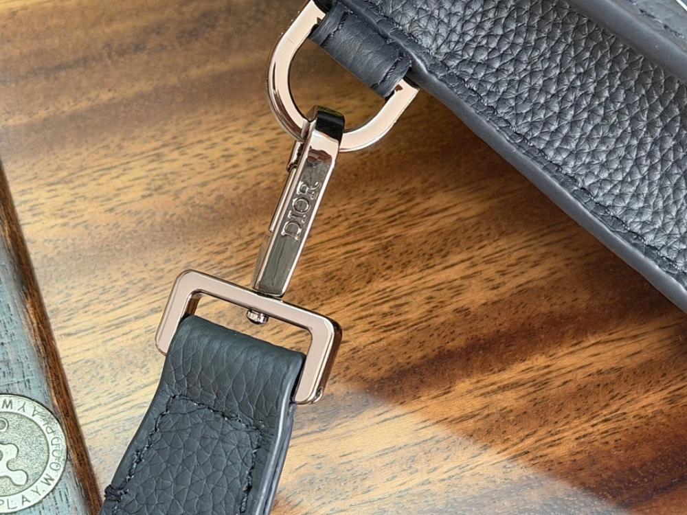 Elegant Black Printed Calfskin Top Handle Bag – Limited Edition