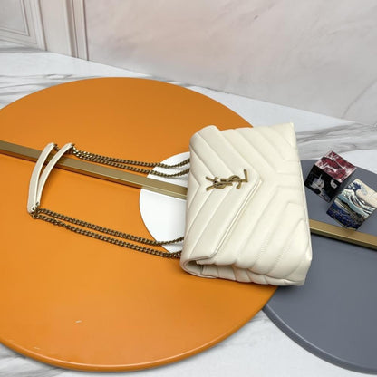 Luxury Leather Top Handle Bag