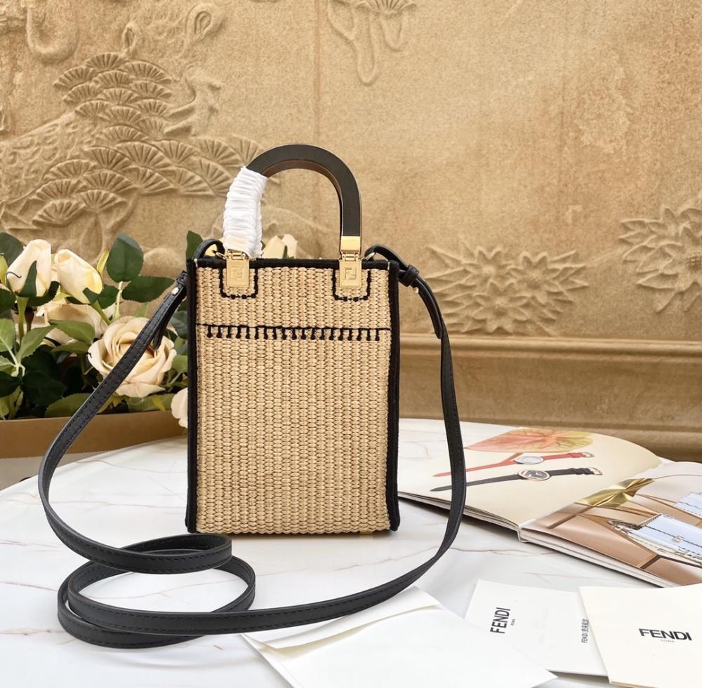 Embroidered Top Handle Bag