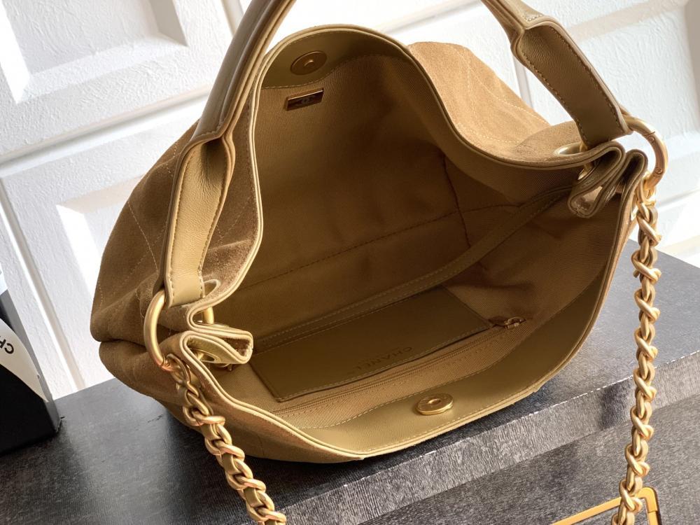 Stylish Suede Hobo Bag