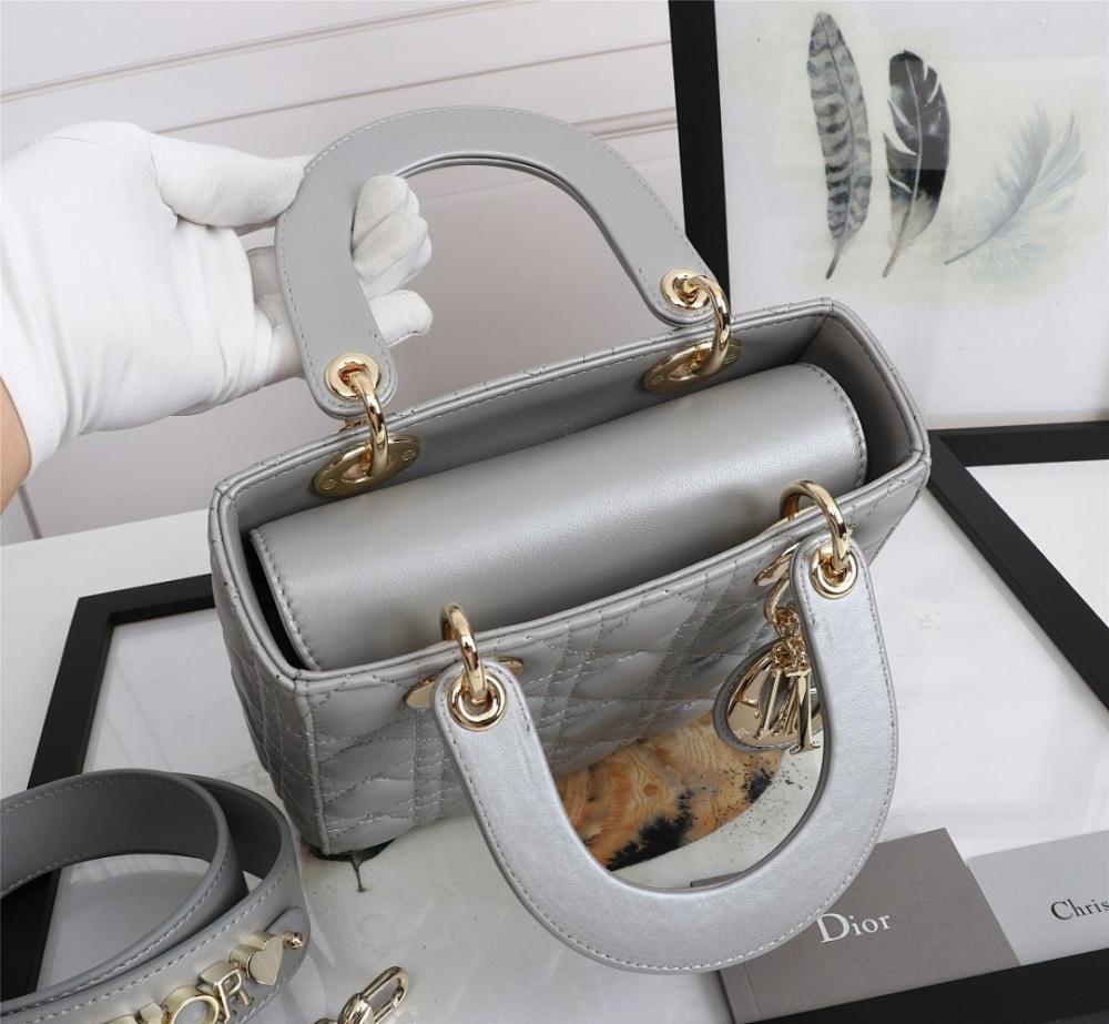 Modern Luxury Gold Leather Shoulder Bag