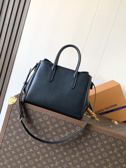 Calfskin Top Handle Bag
