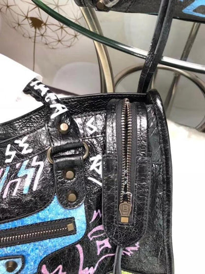 Luxury Leather Top Handle Bag
