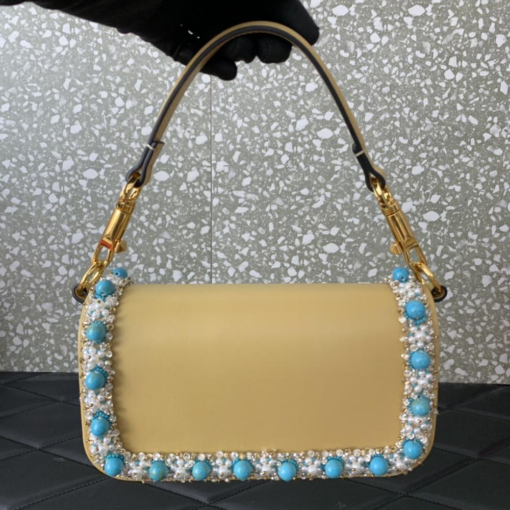 Luxury Crystal-Embellished Crossbody Bag