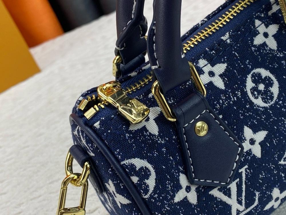 Modern Premium Embroidered Denim Shoulder Bag