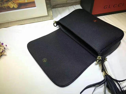 Stylish Refined Woven Leather Crossbody Bag